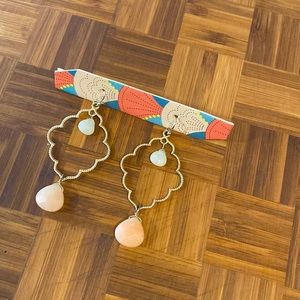 Dangeling Gem Earrings